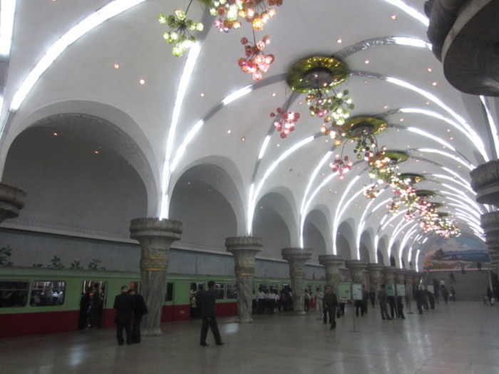 Pyongyang's metro system puts any 5-star hotel lobby to shame