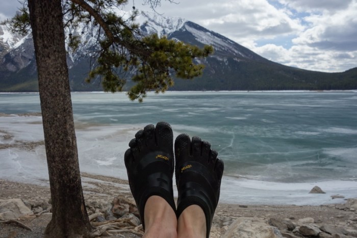 Since it's "spring", I'll hike in FiveFingers