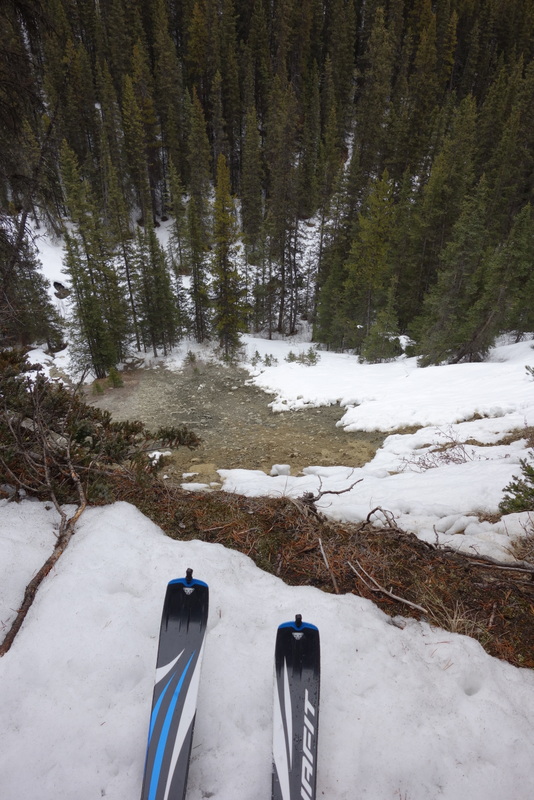 Teetering over Baker Creek