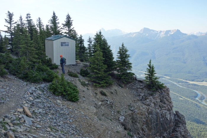 ACC hut on Castle Mountain