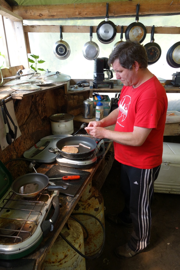 Making of the famous $20 burger