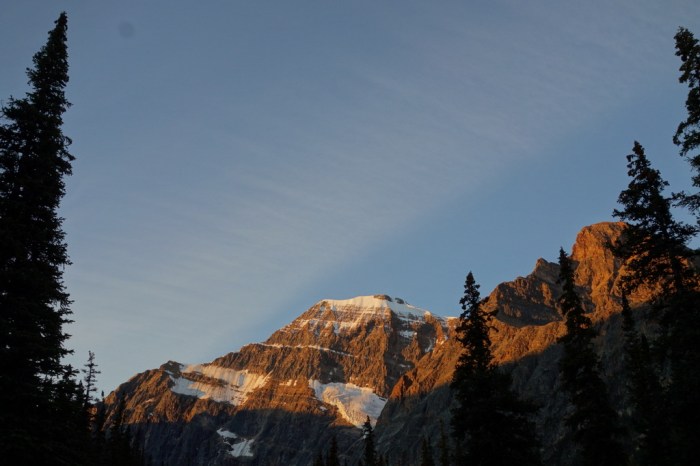 View for the doorstep of HI Edith Cavell