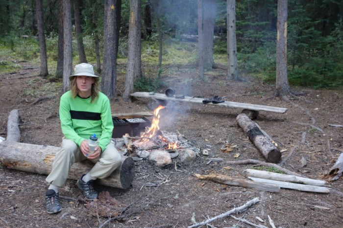 Tie Camp, where trees were once cut into railroad ties and floated down the river