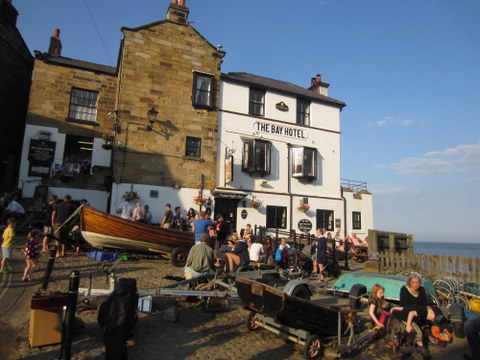 Robin Hood's Bay, the traditional ending point of the coast-to-coast trail