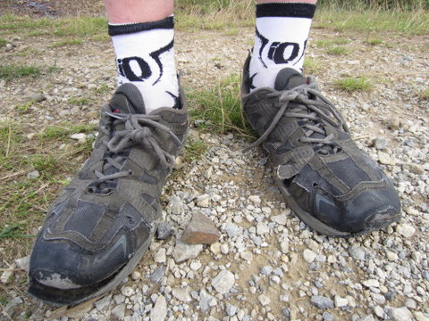 Michael's footware choice