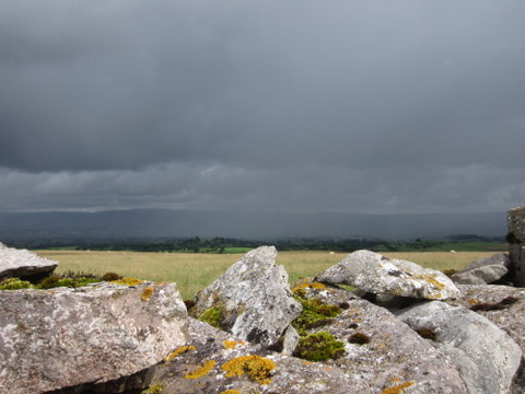 We just missed this storm. Or, rather, it just missed us. It pelted the town we had just left only half an hour before.
