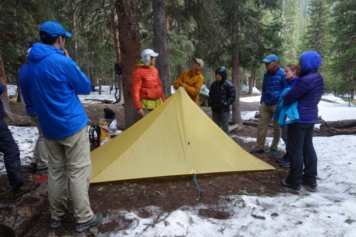 Setting up the Solomid shelter