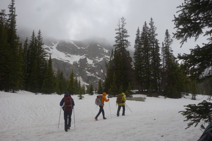 Finding our way above snow line