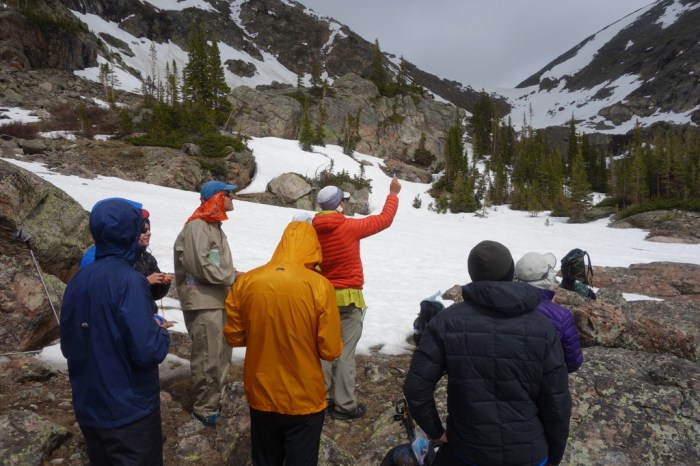 Up the ridge or over the pass?