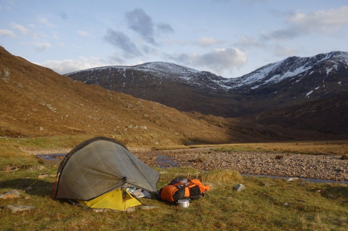 Wild camping along Pollan Buidhe