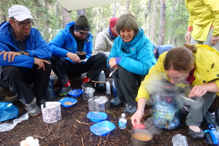 Everyone loves Andrew's meals