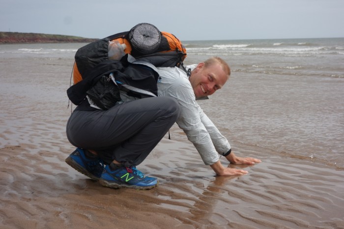 Touching the waters of the North Sea