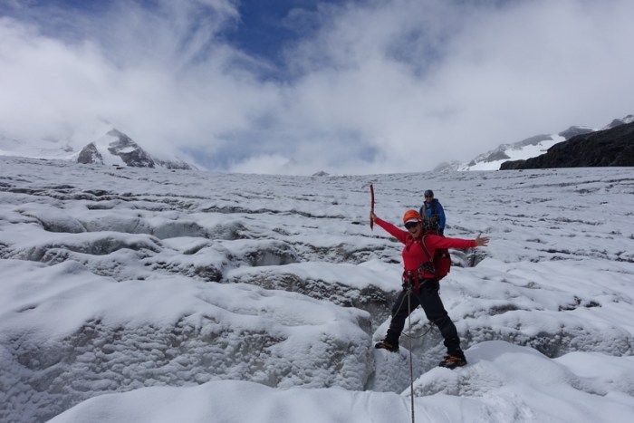 Fun between crevasses