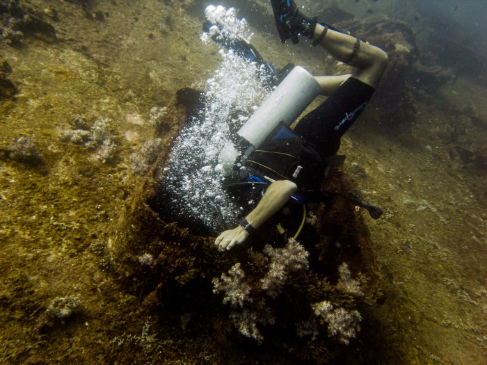 Exploring one of Colombo's little-known wrecks Photo credit: Naren Gunasekera