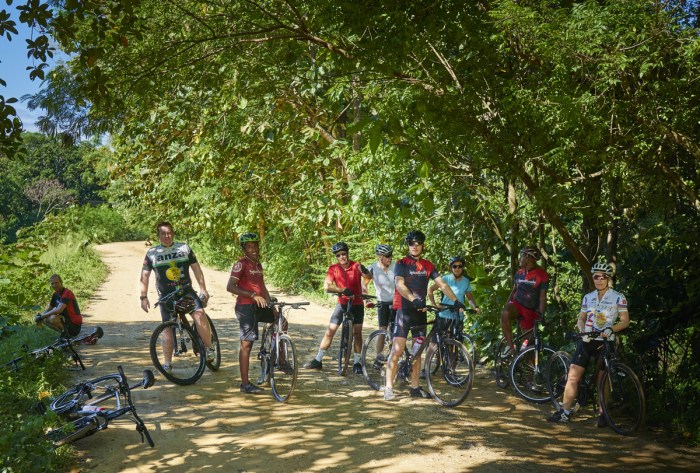 Taking a break in the shade