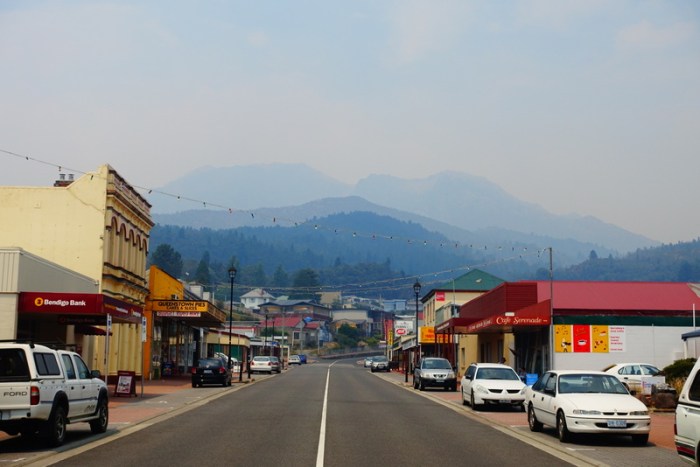 Queenstown and her copper-rich mountains