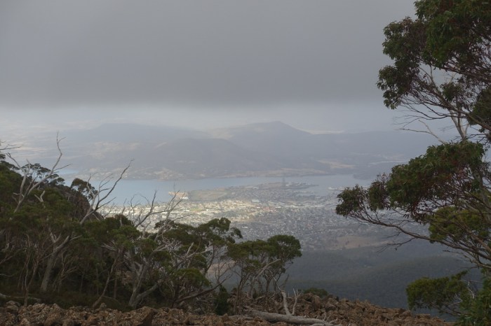 Hobart from Mount Wellington