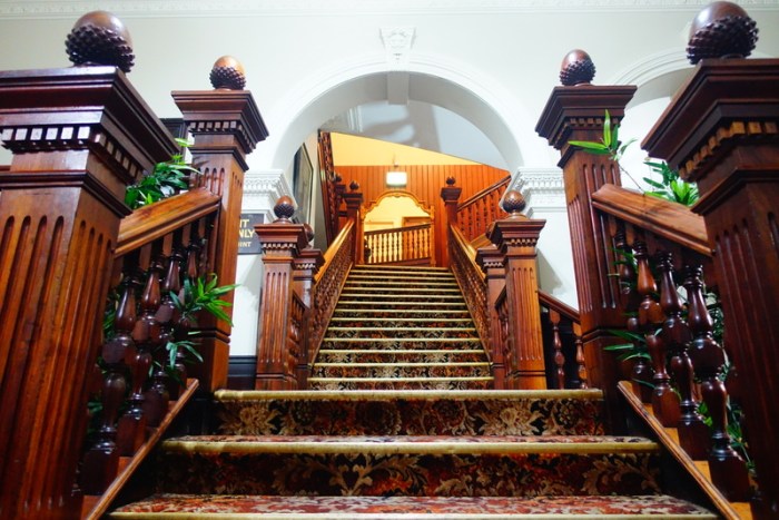 Empire Hotel's infamous staircase