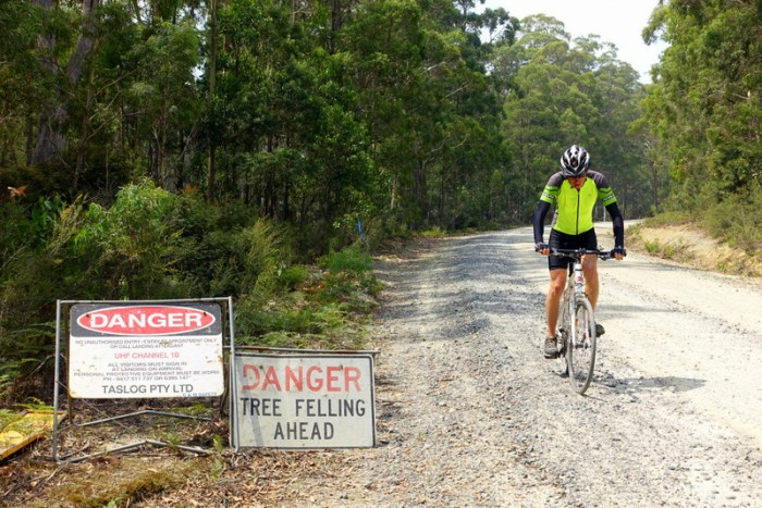 A clear warning sign