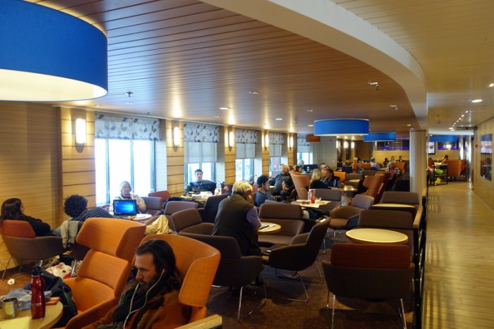 Even the free seats are comfortable