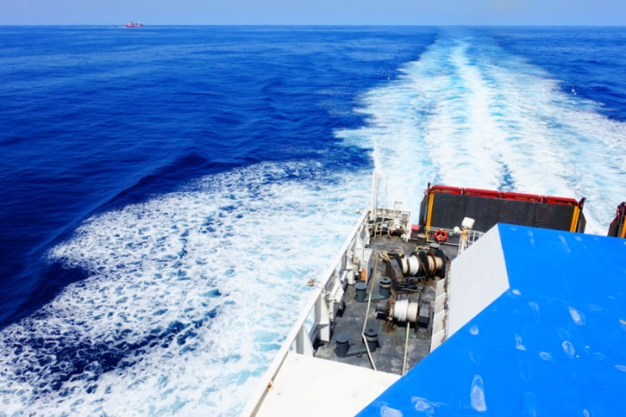 Speeding across the open ocean