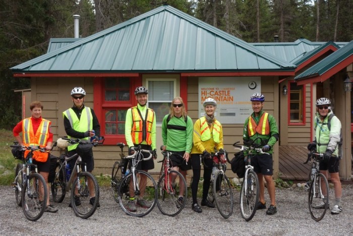 Canada, 2013 - Cycling the Icefield Parkway with good friends.