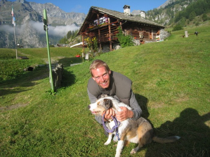Italy, 2010 - Volunteering at an organic farm tucked into a valley in the Alps