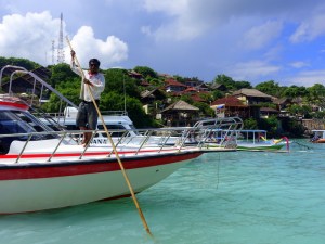 Arriving in Nusa Lembongan