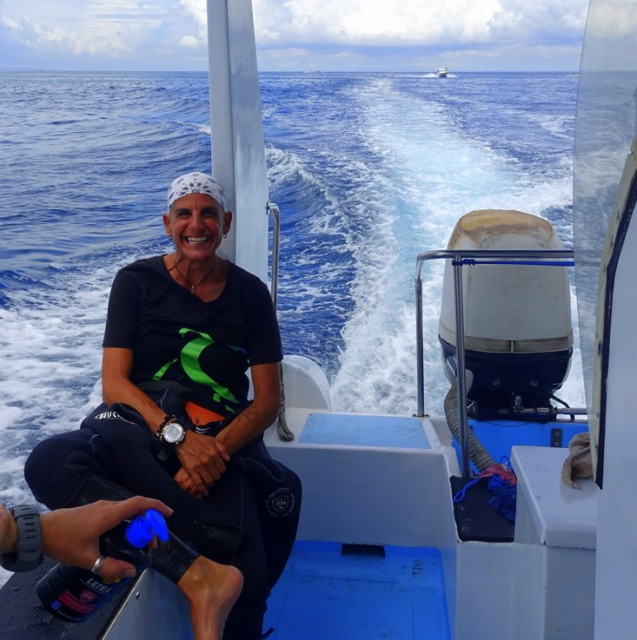 Instructor Jo excited for another great dive