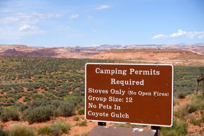 Coyote Gulch trailhead