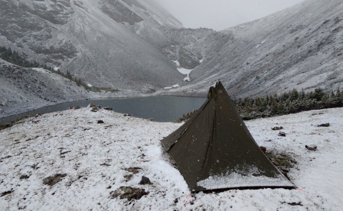 Backpacking from Exshaw to Cougar Creek