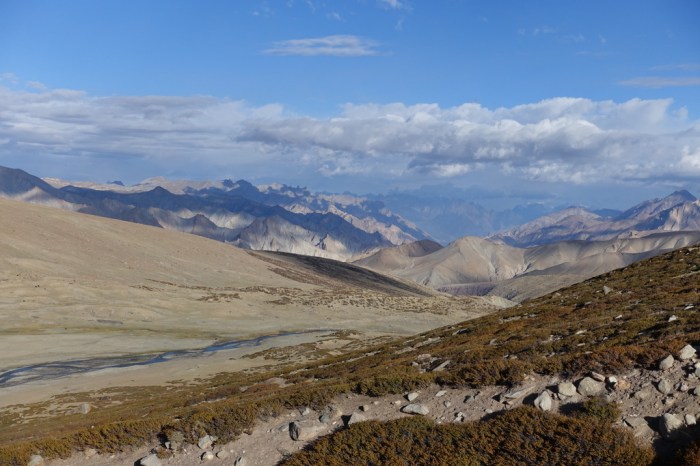 Views approaching Kangmaru La, 5280m