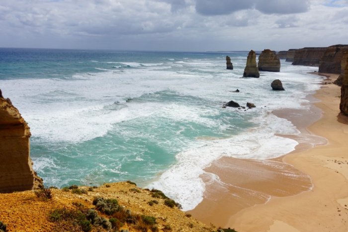 February - visiting the famous The Twelve Apostles along Australia's Great Ocean Road