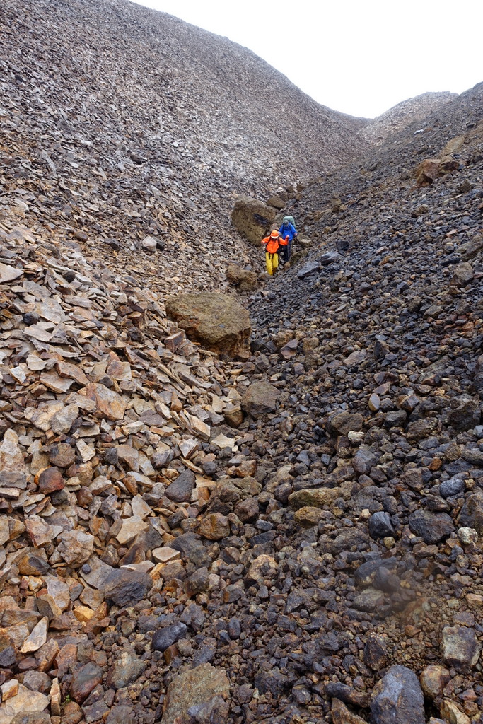 Descending from our first pass