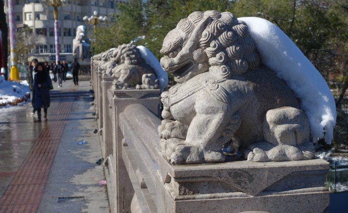 Freak Snowstorm in Urumqi, China