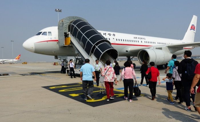Flying to North&nbsp;Korea